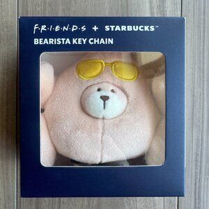 LIMITED NEW 2026 Starbucks Korea FRIENDS Collab Turkish Bearista Keychain 🐻